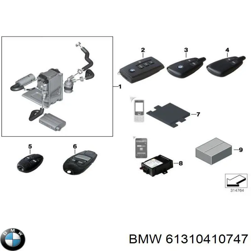61310410747 BMW 