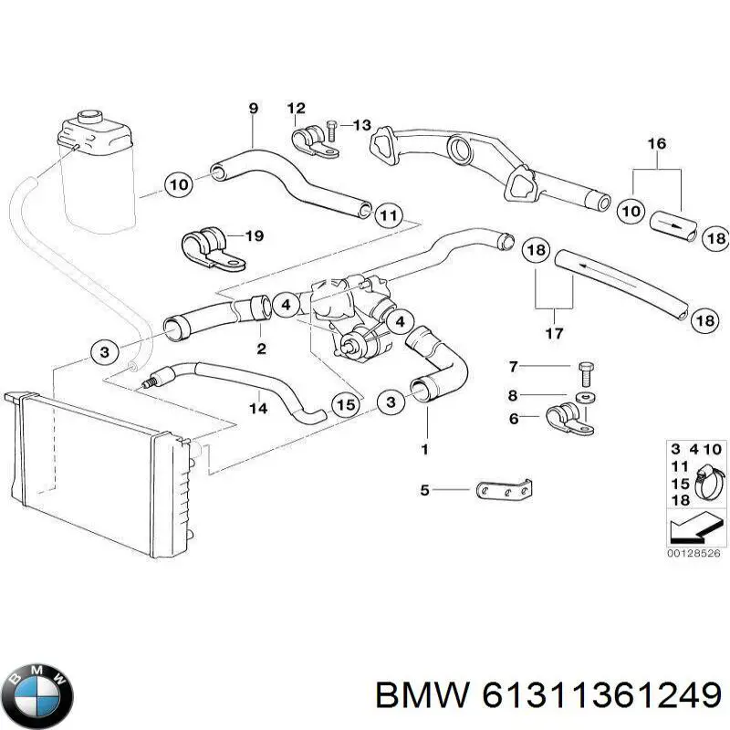 Купити 61311361249 BMW 
