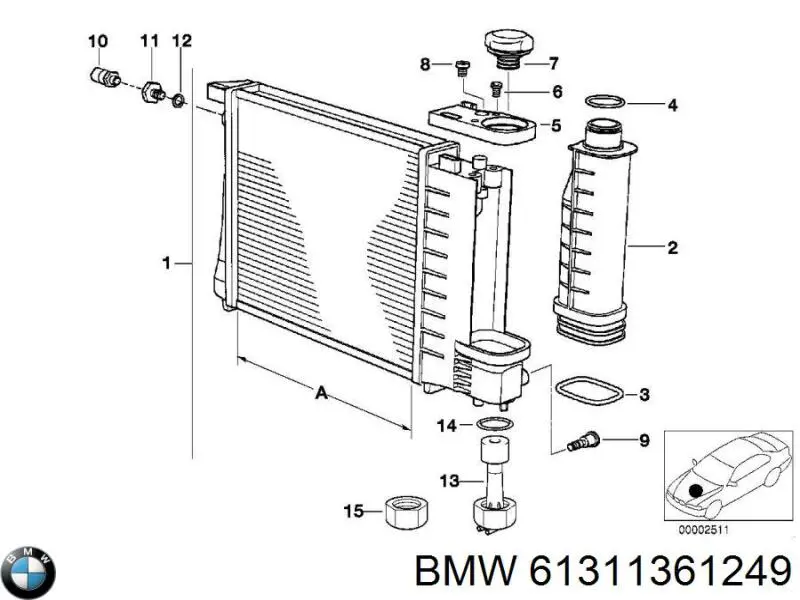 61311361249 BMW 