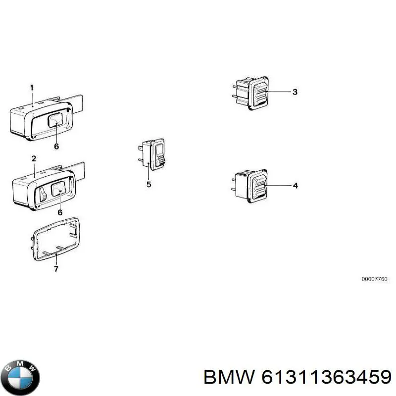 61311363459 BMW 