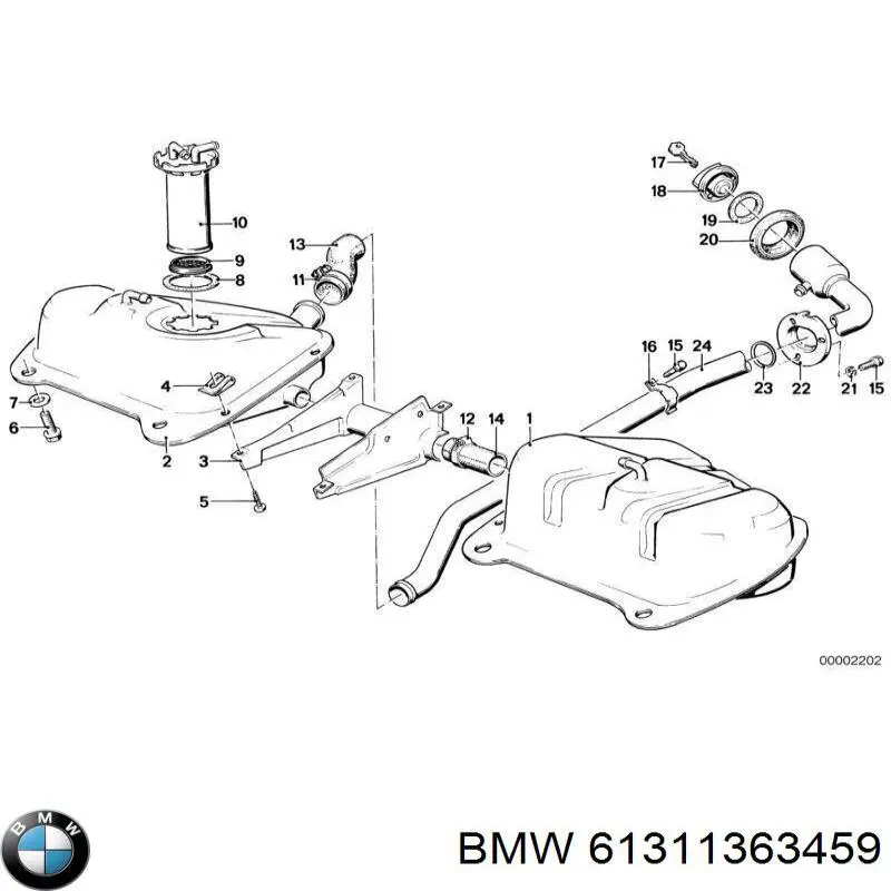  BMW 61311363459 ціна, від 83.10 USD