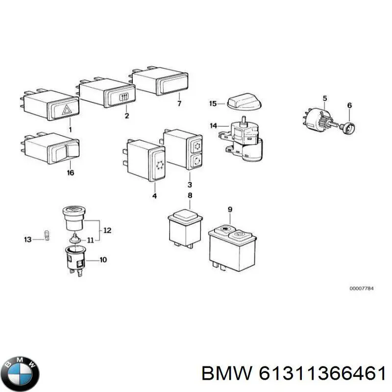  BMW 61311385796 ціна, від 88.32 USD