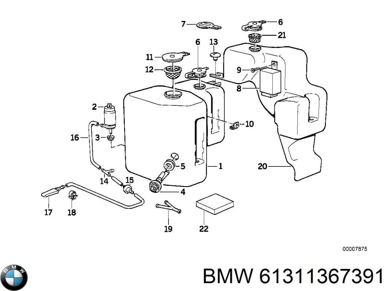 61311367391 BMW 