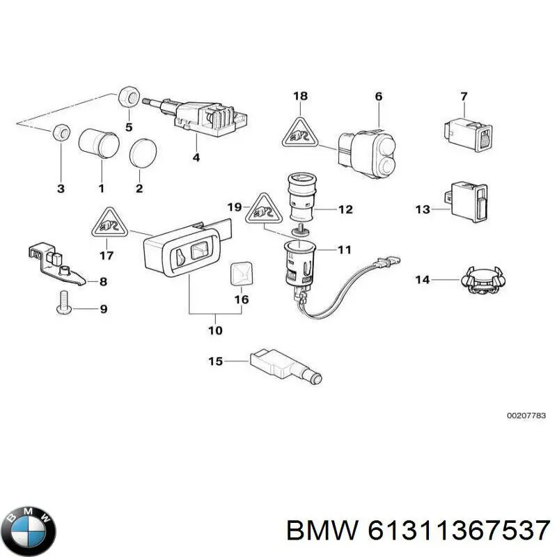 61311367537 BMW 