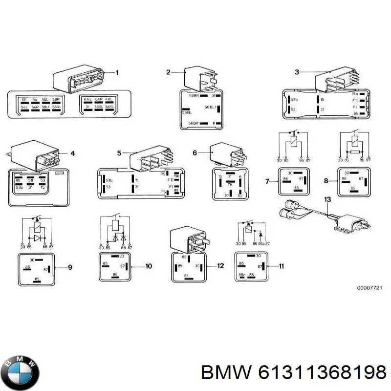 61311368198 BMW 