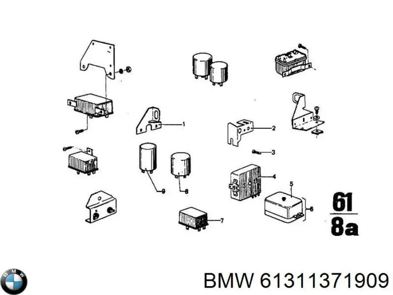 Купити 61311371909 BMW Реле поворотів
