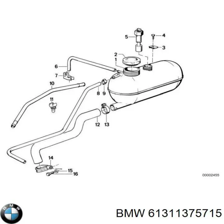 Купити 61311375715 BMW Датчик рівня охолоджуючої рідини в бачку