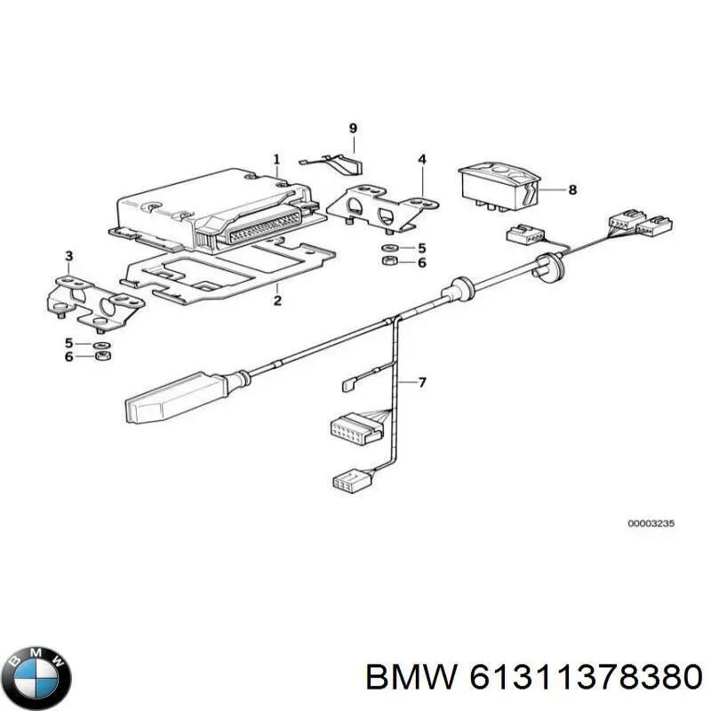  BMW 61311378380 ціна, від 107.70 USD