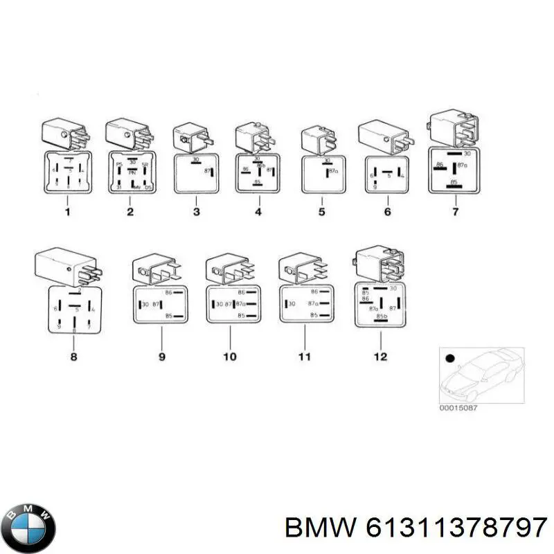 61311378797 BMW 