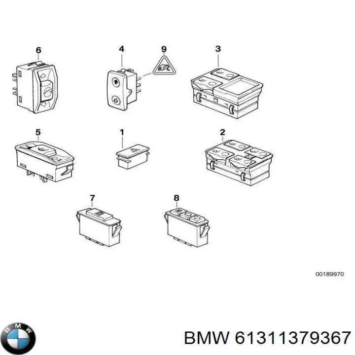 Купити 61311379367 BMW 