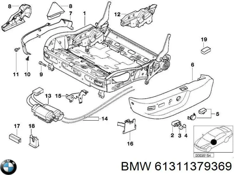  BMW 61311379369 ціна, від 14.23 USD