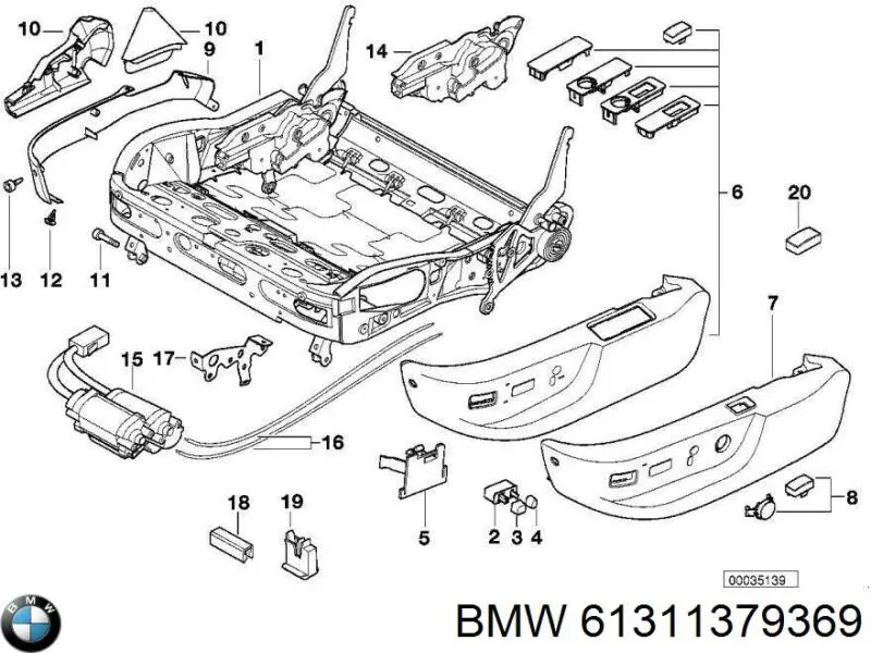 Купити 61311379369 BMW 