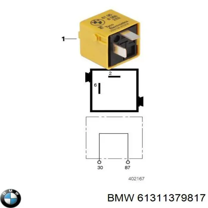 Купити 61311379817 BMW 