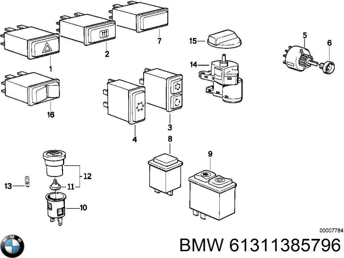 61311385796 BMW 
