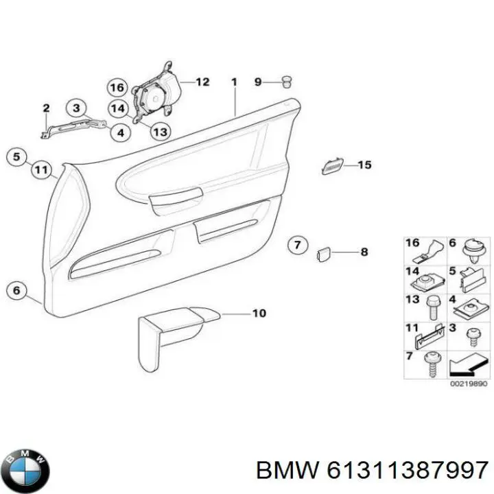 Купити 61311387997 BMW 