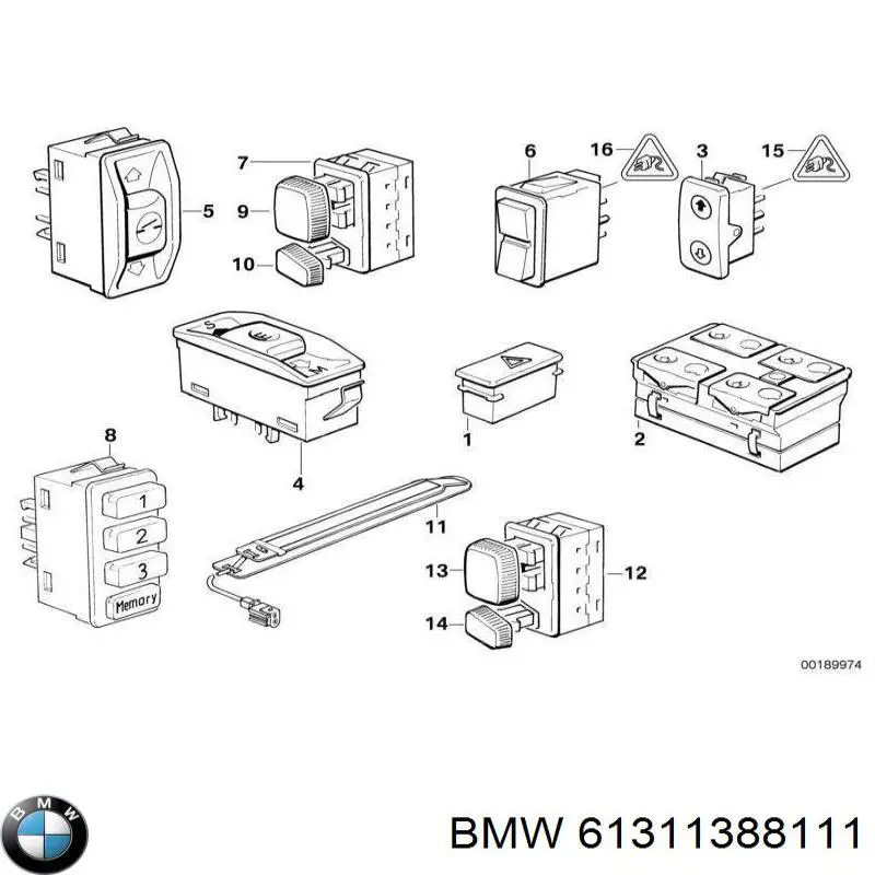  BMW 61311388111 ціна, від 251.52 USD