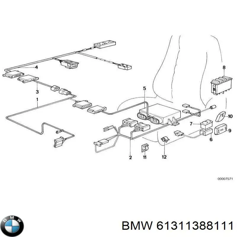 Купити 61311388111 BMW 
