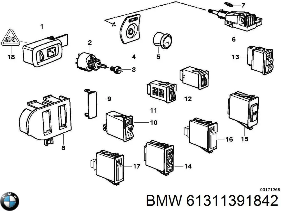 Купити 61311391842 BMW 