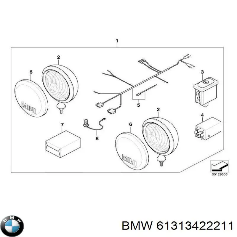 61313422211 BMW 
