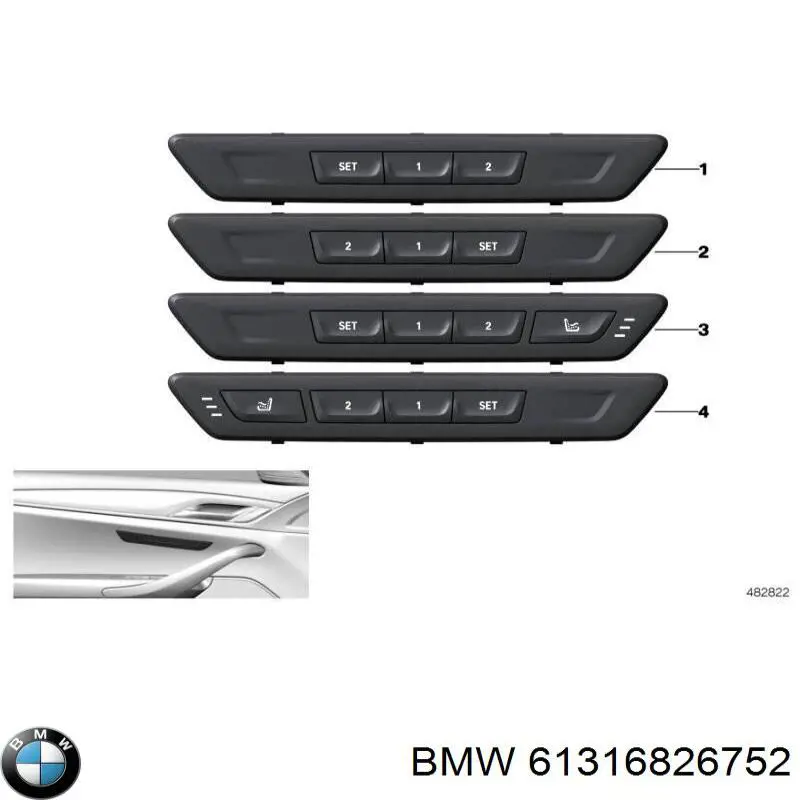 61316826752 BMW 