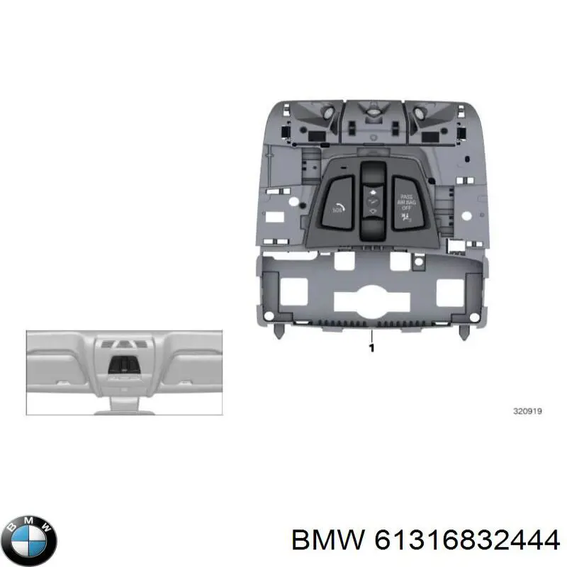  BMW 61316832444 ціна, від 50.67 USD