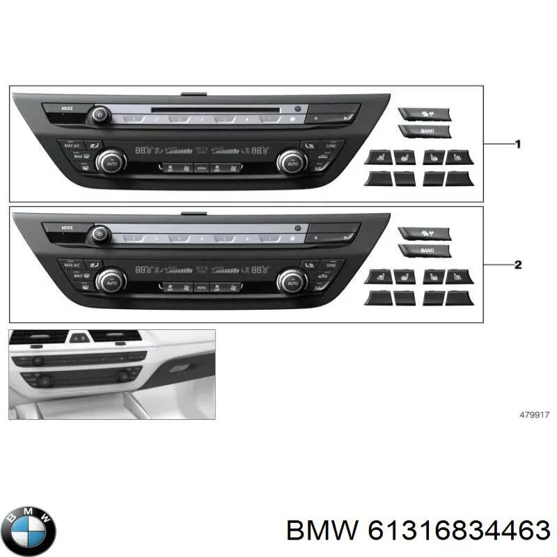Регулятор вентилятора обігрівача BMW 64116834437 ціна, від 50.39 USD
