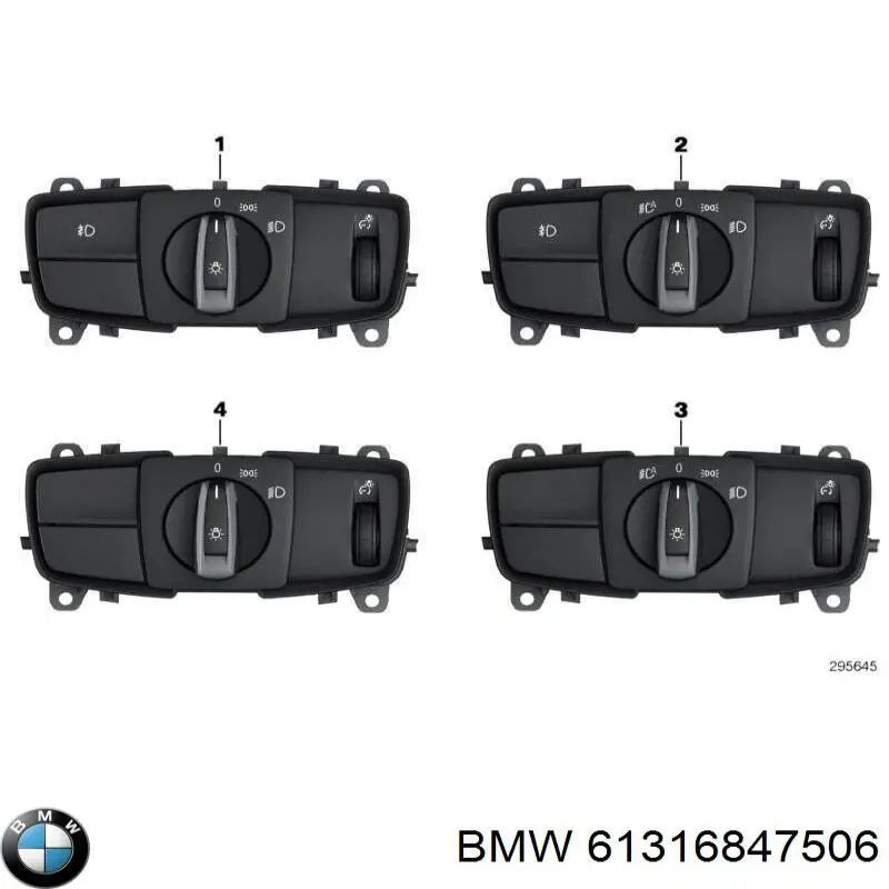 9265297 BMW Перемикачі електричні (перемикач світла центральний)