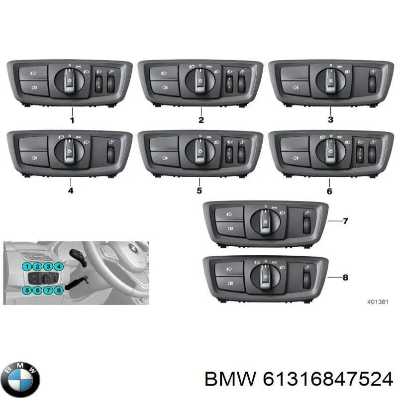 61316847524 BMW 