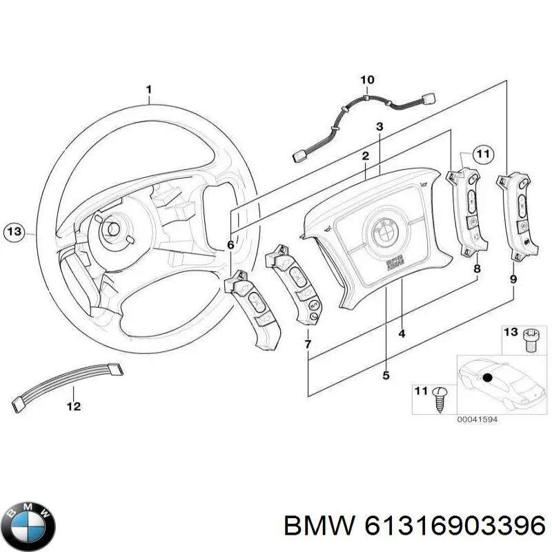  BMW 6903396 ціна, від 7.60 USD