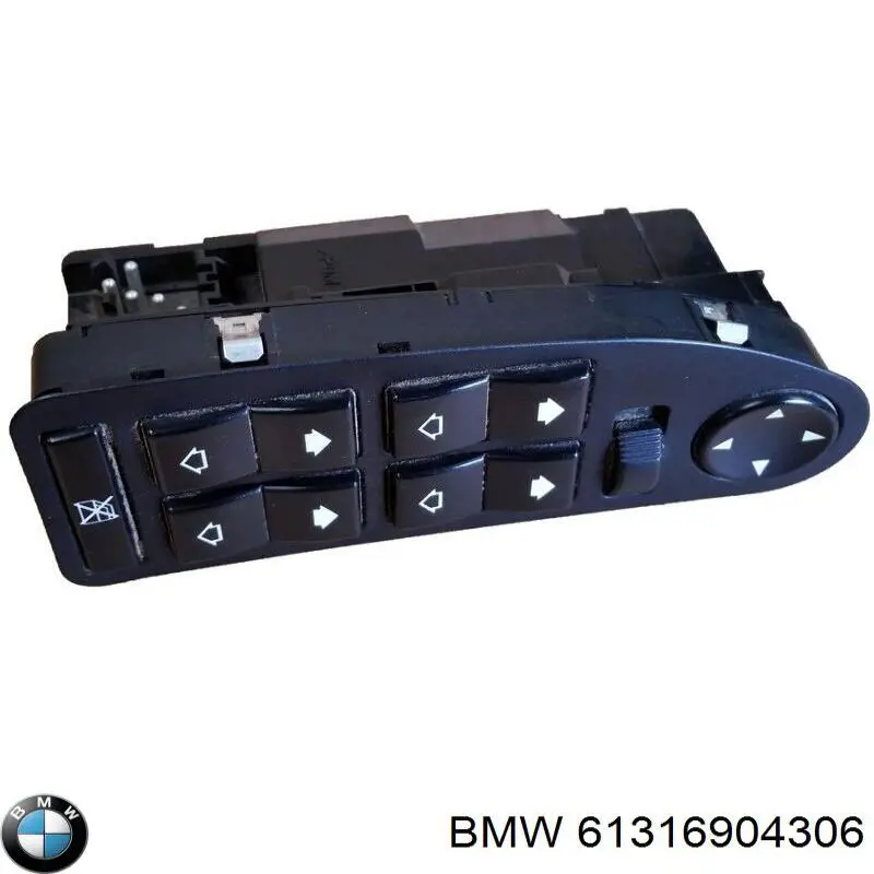 Кнопки переднього лівого склопід'ємника на BMW 7 (E38)