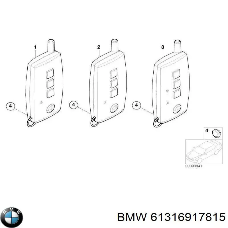 Купити 61316917815 BMW 