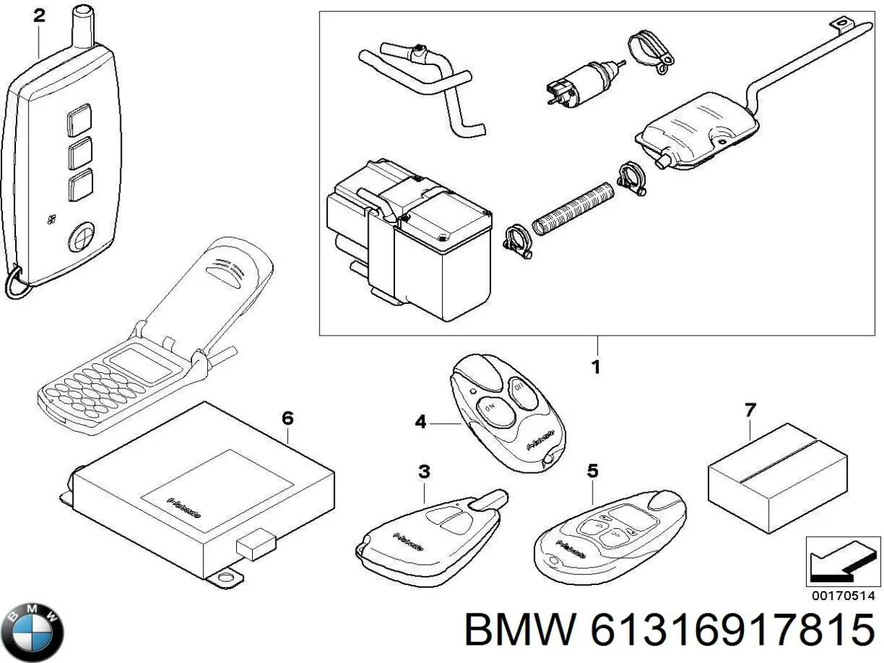 61316917815 BMW 