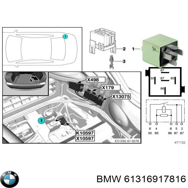 61316917816 BMW 