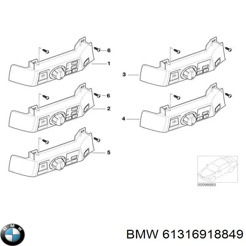 61316918849 BMW 