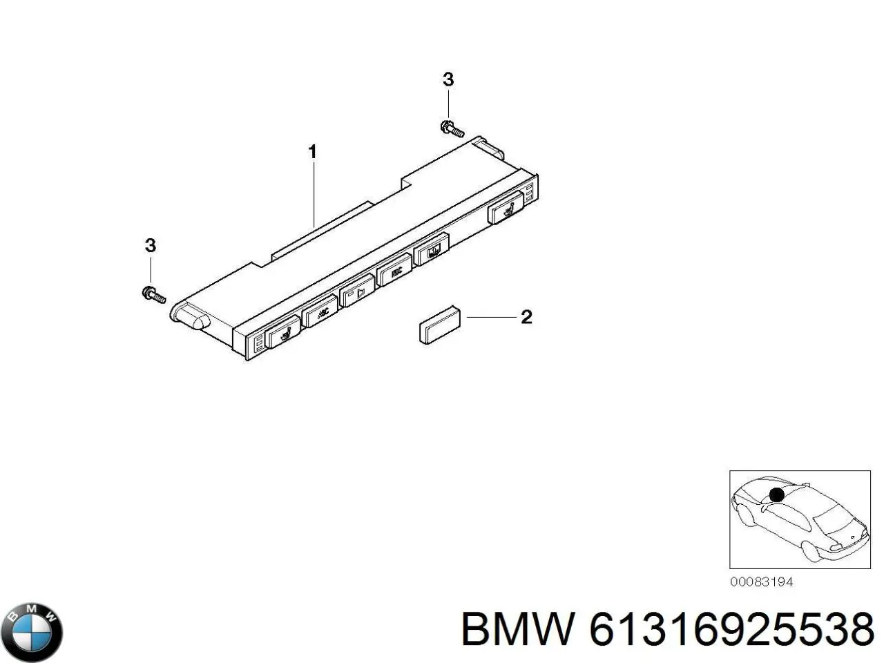  61316925538 BMW