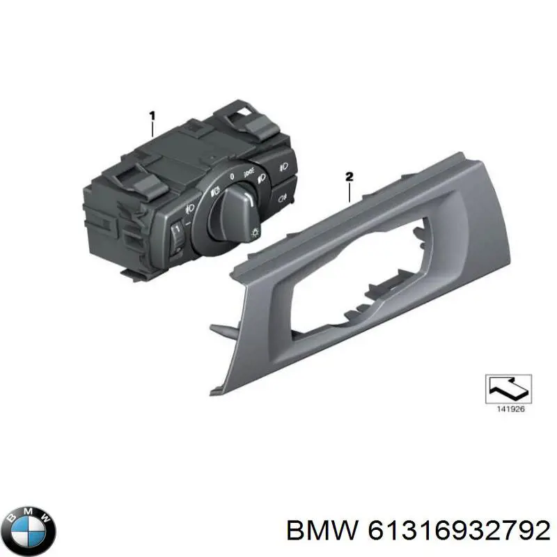  BMW 61316932792 ціна, від 17.60 USD