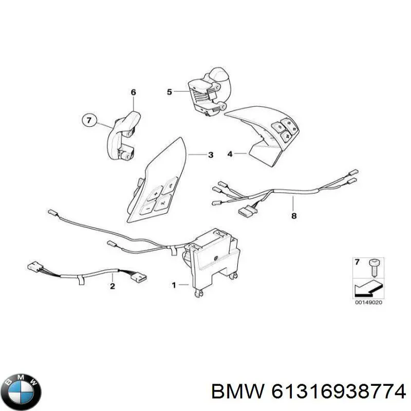 61316953322 BMW 