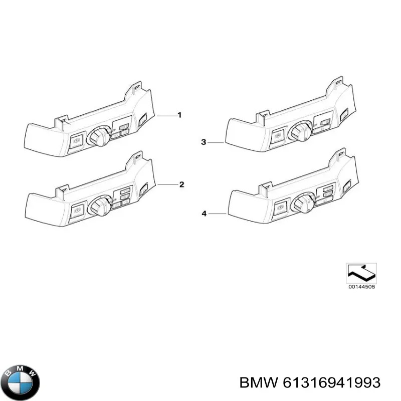  BMW 61316941993 ціна, від 88.18 USD