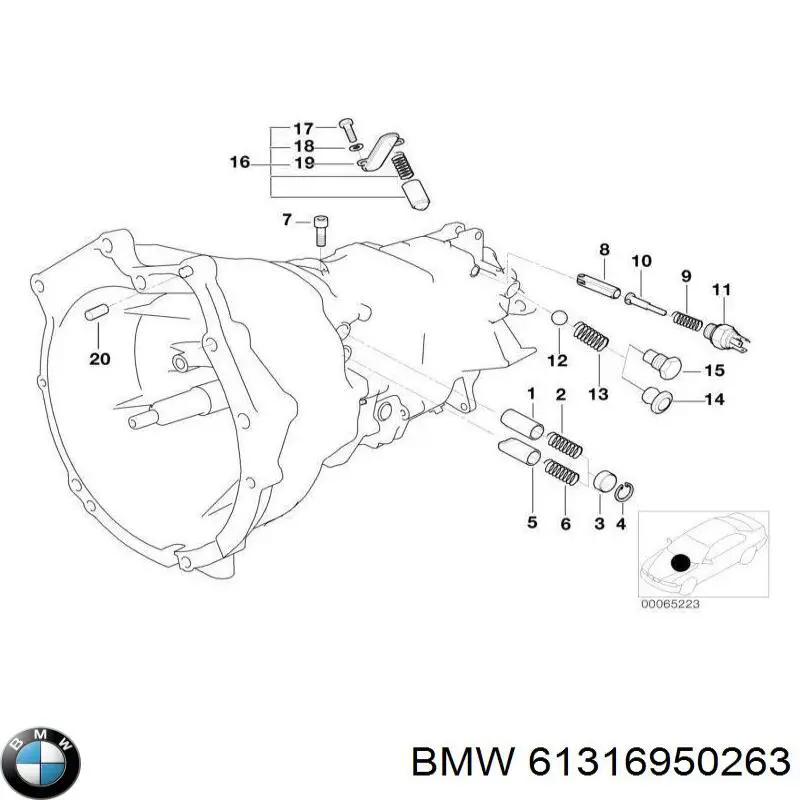 Захисний кожух кермового механізму BMW 61316950263 ціна, від 12.67 USD