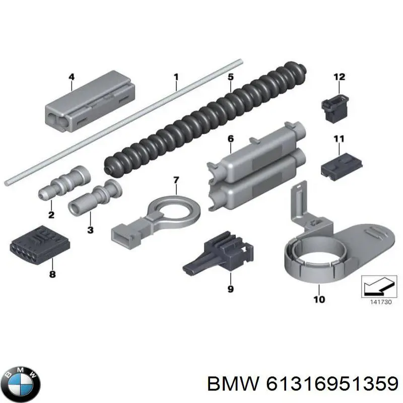 Купити 61316976395 BMW Контактне кільце подушки безпеки