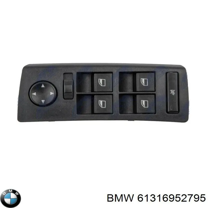 Кнопковий блок керування склопідіймачами передній лівий BMW 61316952795 ціна, від 118.24 USD