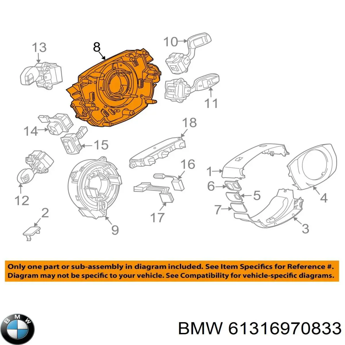61316944838 BMW 