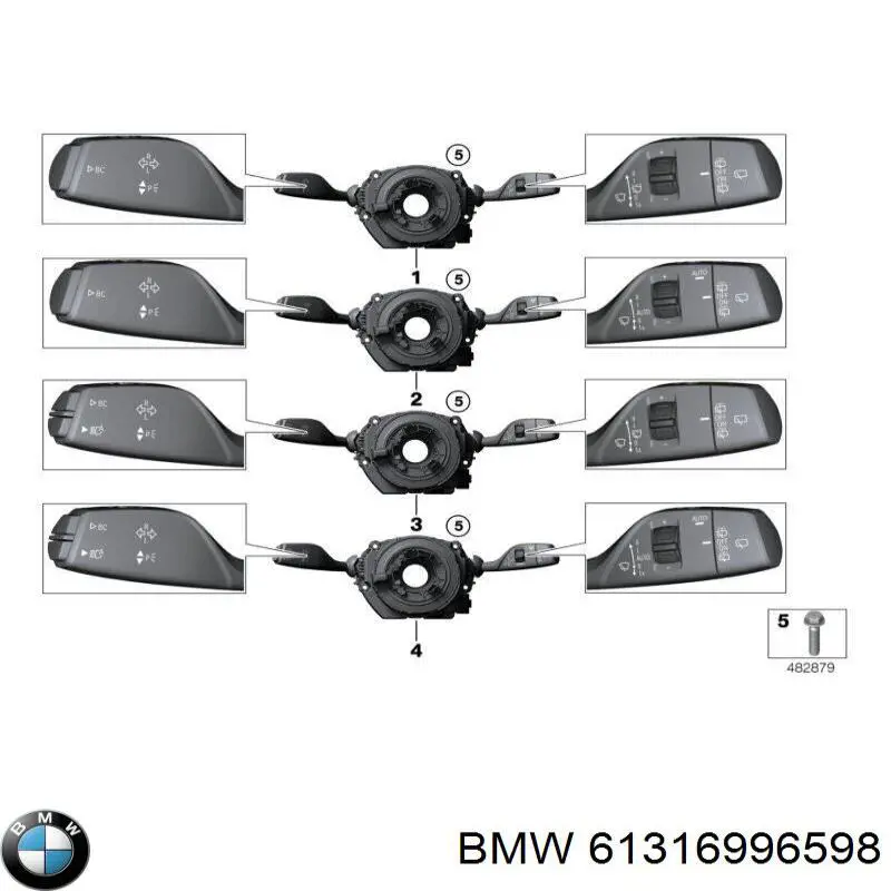 Перемикачі BMW 61315A32CD7 ціна, від 79.72 USD