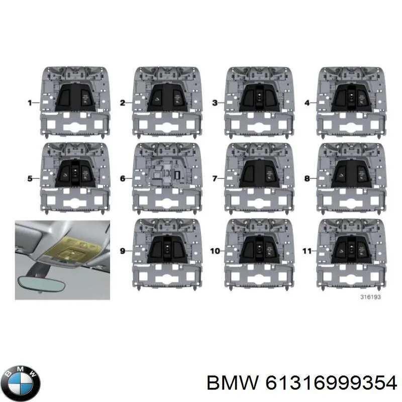 Купити 61315A0F1F6 BMW 