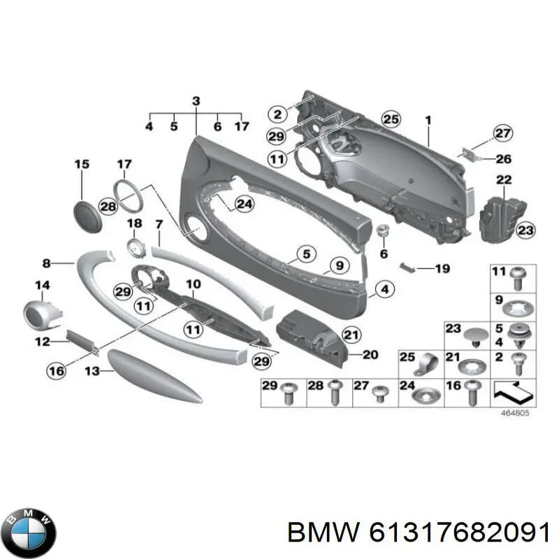  BMW 61317682091 ціна, від 0.71 USD