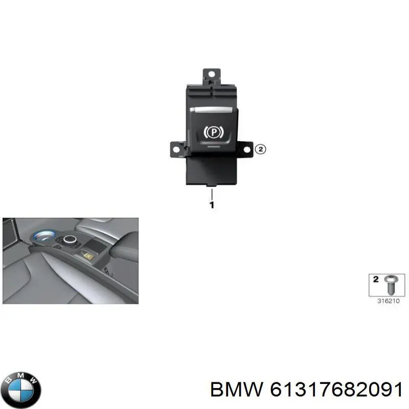 61317682091 BMW 