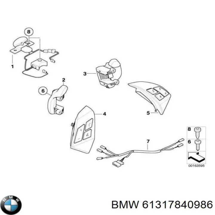61317840986 BMW 