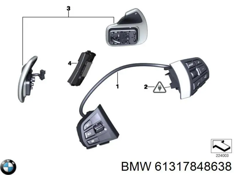  BMW 61317848638 ціна, від 101.24 USD