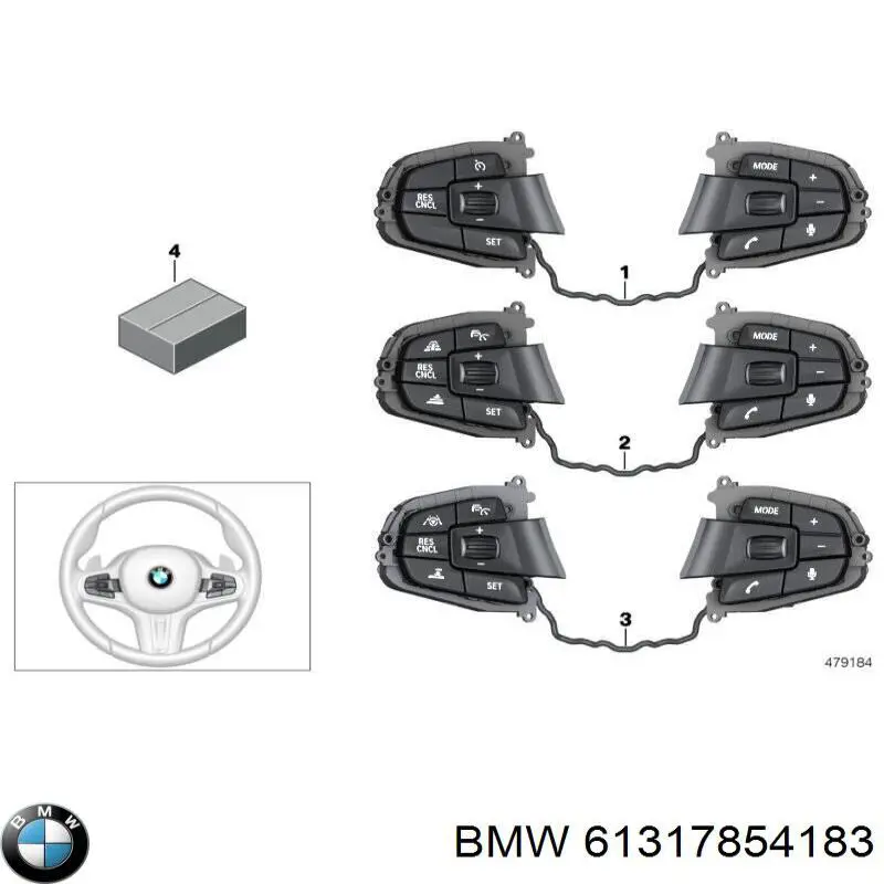  BMW 61317854183 ціна, від 345.30 USD