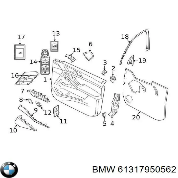  61317950562 BMW